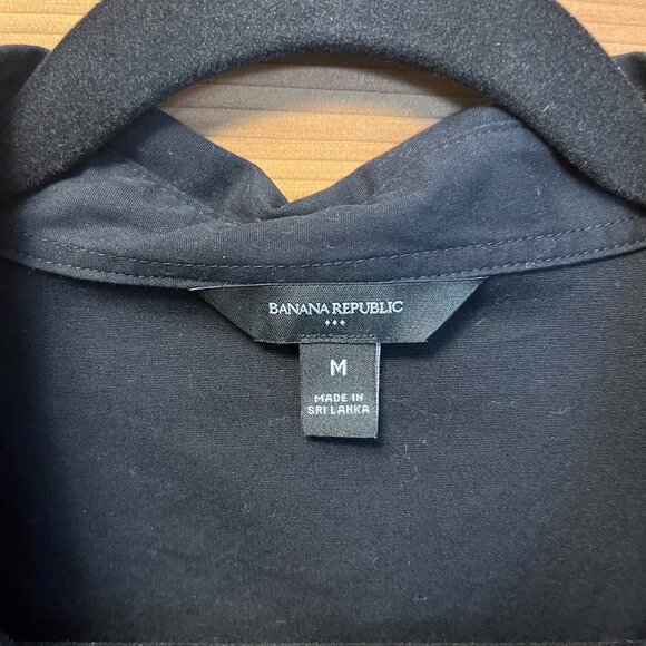 Banana Republic Black Tie-Front Top - Picture 3 of 8